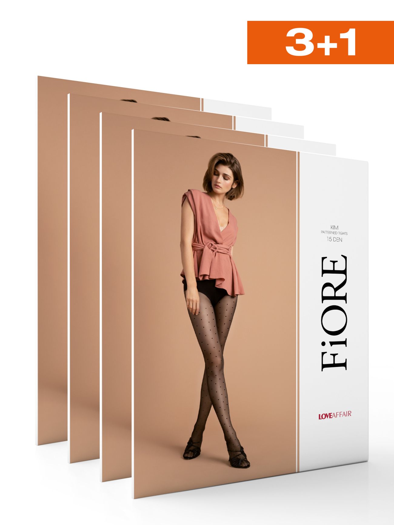 Set of 4 Tights Kim 20 den