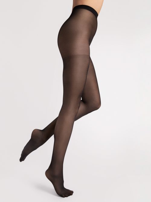  Rajstopy damskie ekologiczne - Eccola 20 den - Fiore - PM020MN5001A2 black 